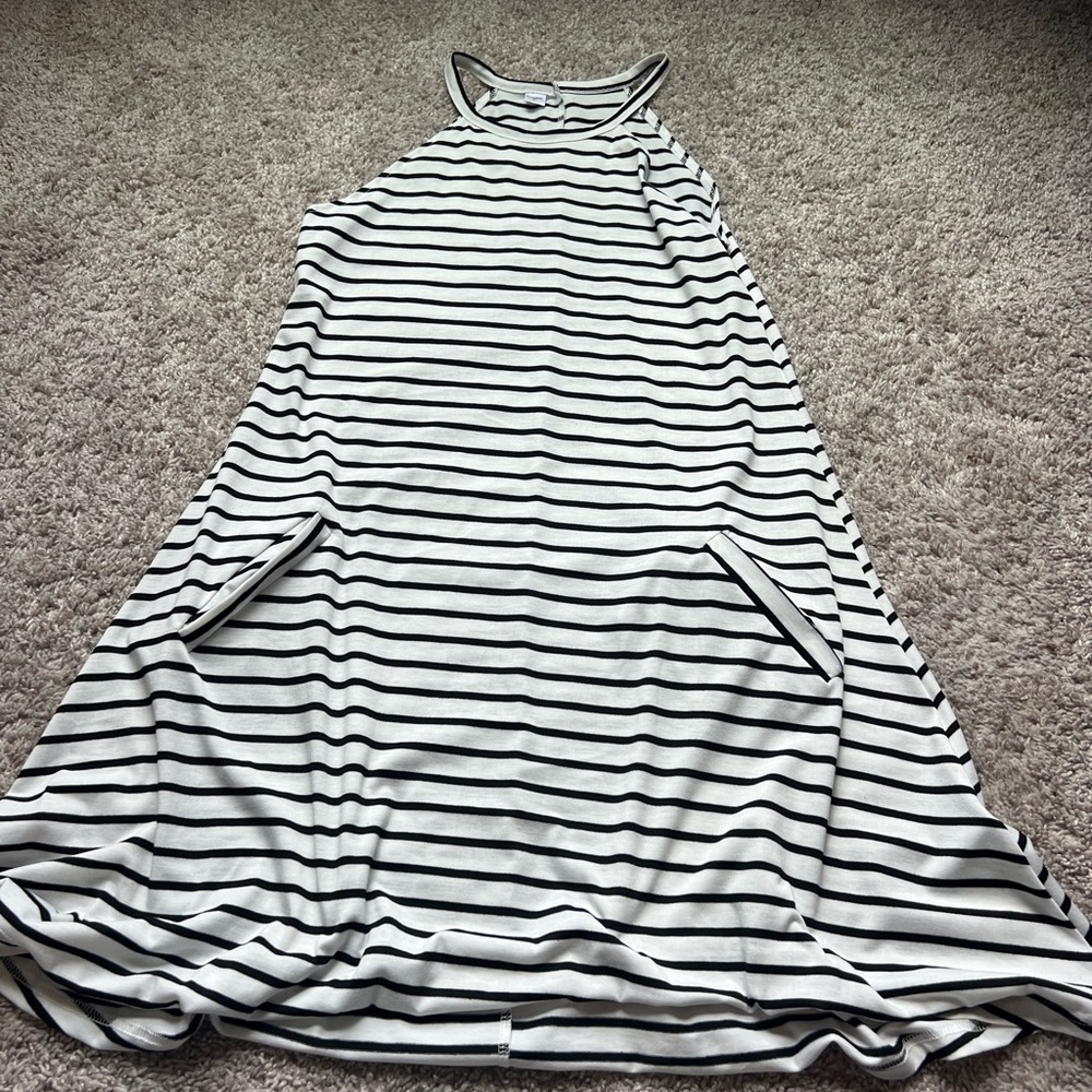 Striped Sleeveless Dress